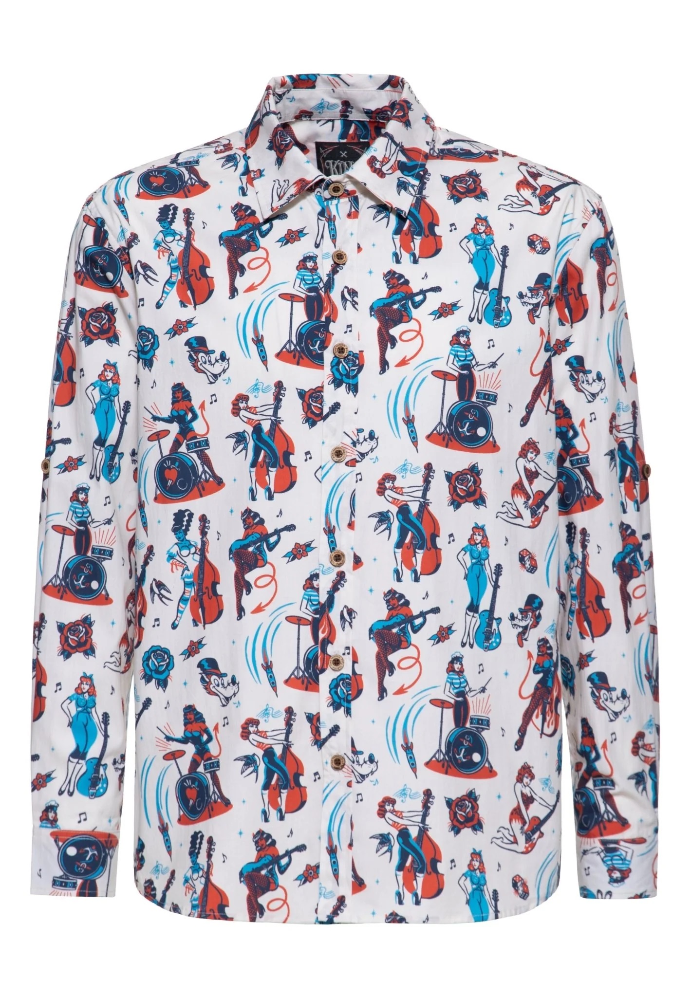 Camisa Pin Up