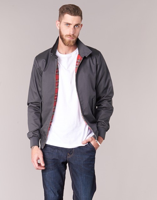 Cazadora Harrington Charcoal
